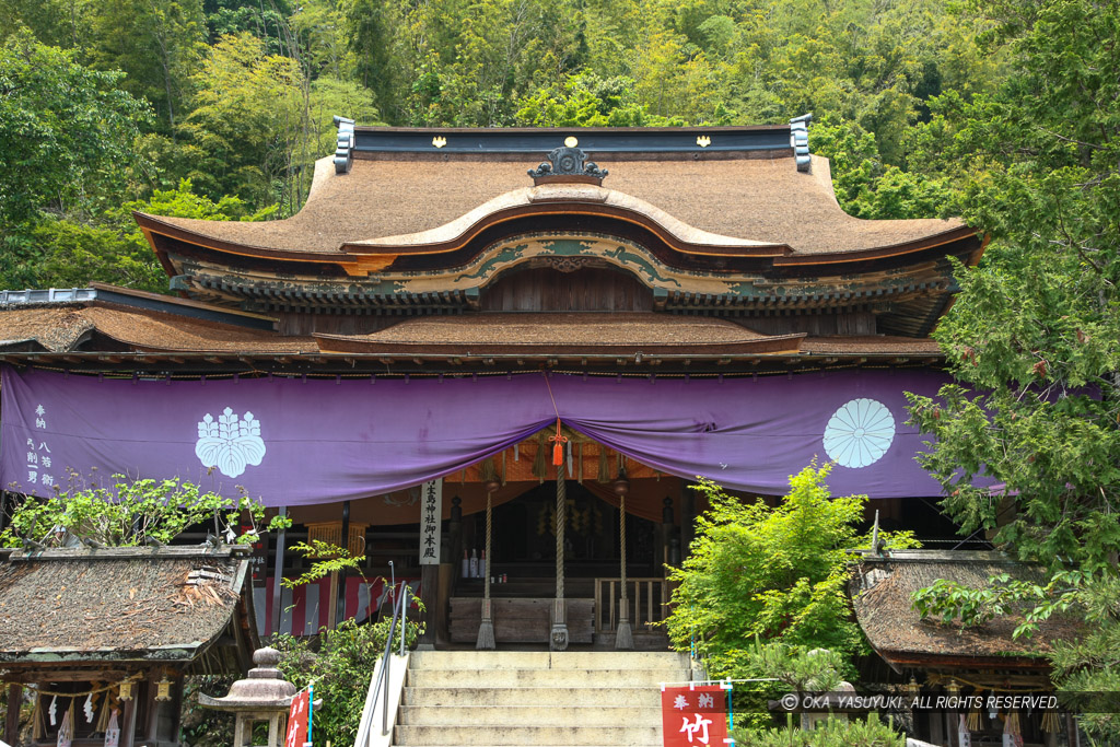 都久夫須麻神社本殿・伏見城日暮御殿・竹生島