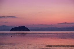 竹生島の夕景｜高解像度画像サイズ：5140 x 3427 pixels｜写真番号：1DXL7591｜撮影：Canon EOS-1D X