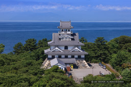 琵琶湖と長浜城｜高解像度画像サイズ：5555 x 3704 pixels｜写真番号：1P3J7051｜撮影：Canon EOS-1Ds Mark III