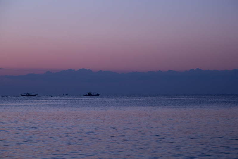 桂浜から土佐湾を望む