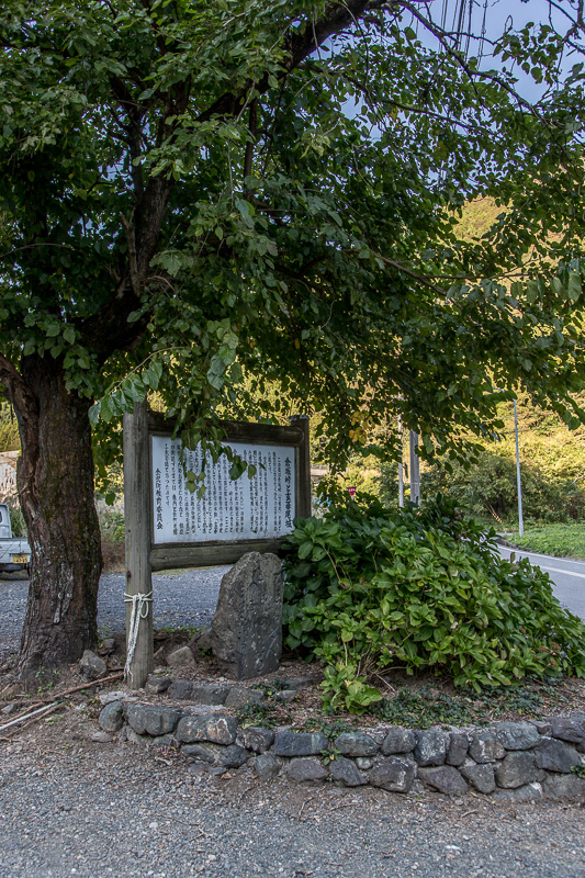 敦賀への古道道標石碑